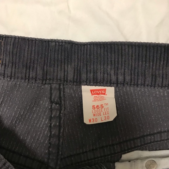 👹SOLD👹VTG Levis 565 White Tab Corduroy - Picture 5 of 5